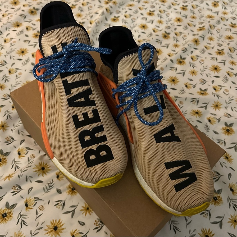 Adidas NMD Trail x Pharrell Human Race 2017 Hiking Shoes Breath Walk Size 11 - Picture 2 of 10